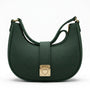 Emerald Green Canvas Shoulder Bag