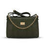 Army Green Structured Handbag