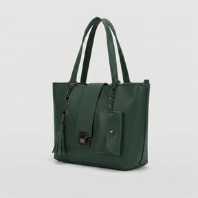 Elegant Forest Green Handbag