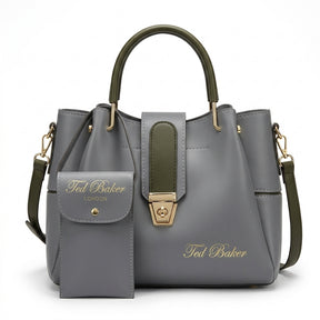 Elegant Ted Baker London Satchel with Bonus Pouch