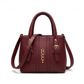 Luxury Wine Color Handbag