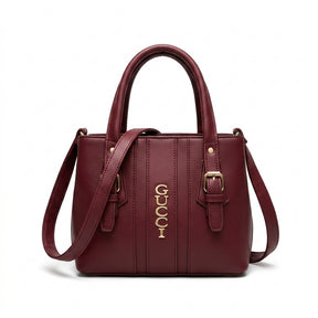 Luxury Wine Color Handbag