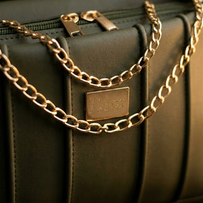 Army Green Structured Handbag