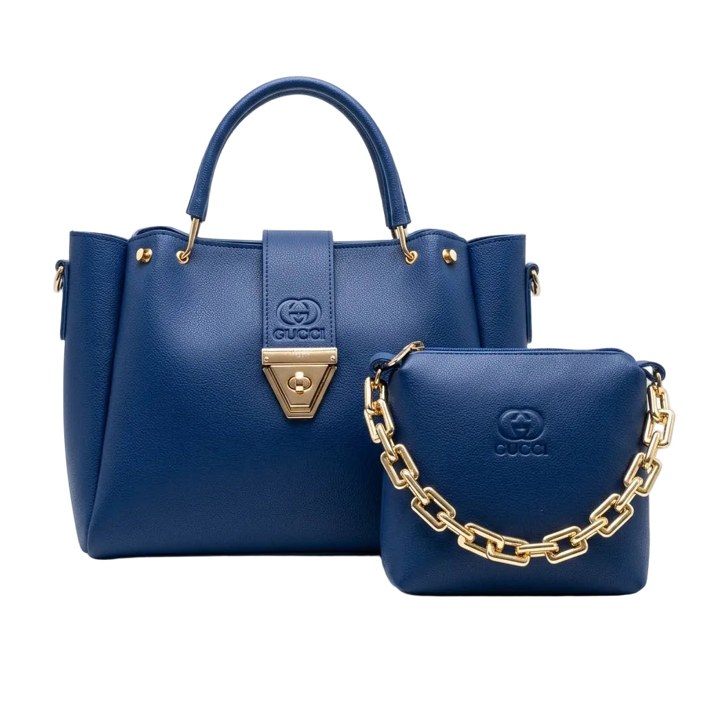 The "Azure" 2-in-1 Royal Blue Handbag Set