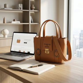 Luxury Camel Brown Shoulder Tote for Women