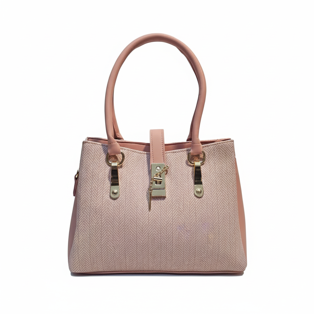 Elegant Beige 3 Piece Ladies Handbag Set