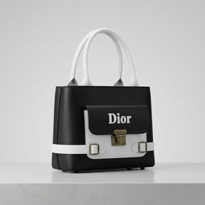 Modern Contrast Tote Bag