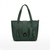 Elegant Forest Green Handbag