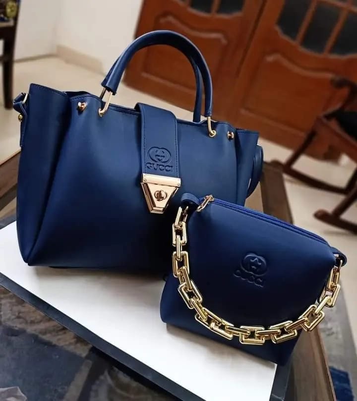 The "Azure" 2-in-1 Royal Blue Handbag Set