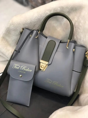 Elegant Ted Baker London Satchel with Bonus Pouch